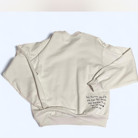 White ‘Diamond Cross Ranch’ Jackson Hole, Wyoming Crew Neck Sweatshirt - Picture 2 of 4